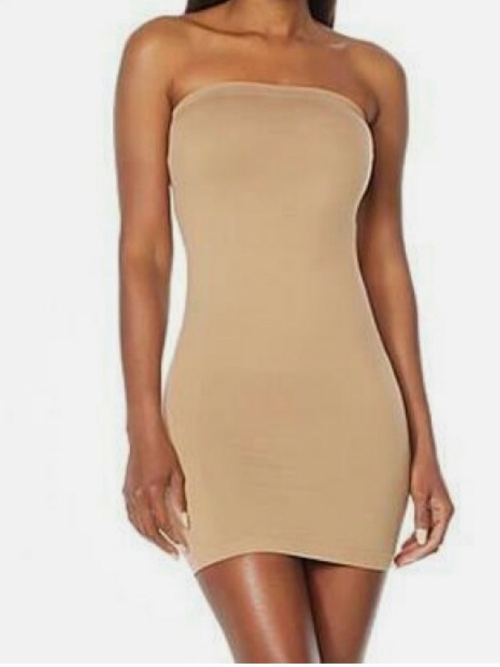Nearly Nude shaping slimming strapless slip